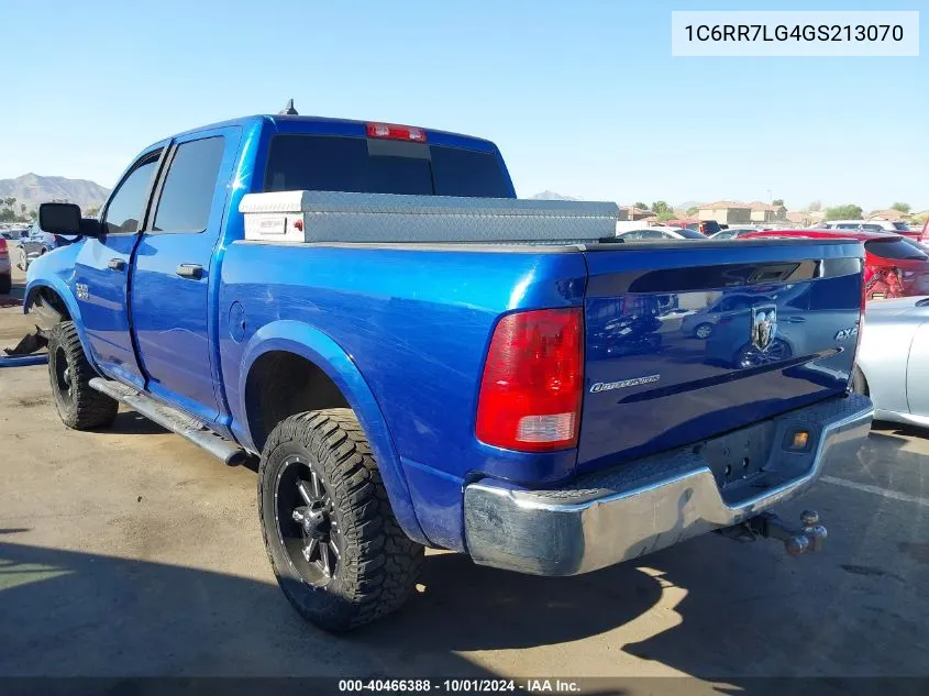 2016 Ram 1500 Outdoorsman VIN: 1C6RR7LG4GS213070 Lot: 40466388