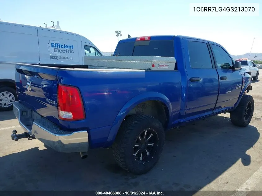 1C6RR7LG4GS213070 2016 Ram 1500 Outdoorsman