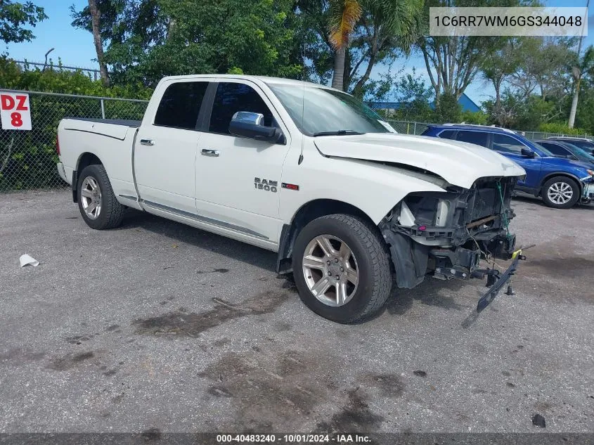 2016 Ram 1500 Longhorn Limited VIN: 1C6RR7WM6GS344048 Lot: 40483240