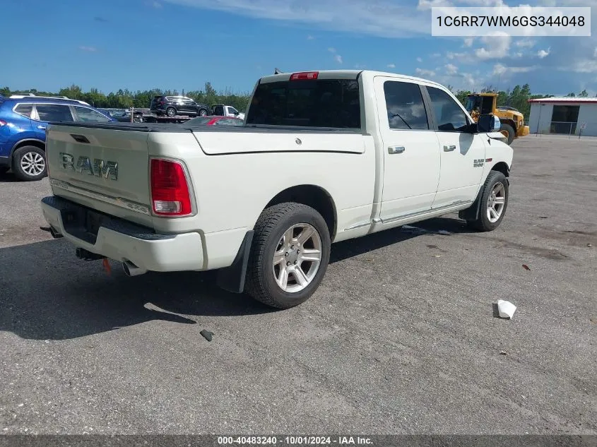 1C6RR7WM6GS344048 2016 Ram 1500 Longhorn Limited