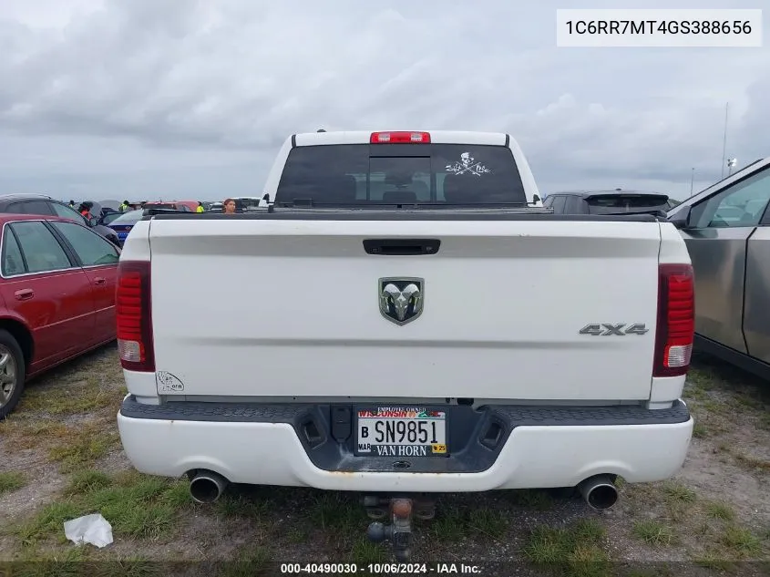 2016 Ram 1500 Sport VIN: 1C6RR7MT4GS388656 Lot: 40490030