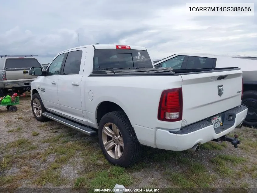 2016 Ram 1500 Sport VIN: 1C6RR7MT4GS388656 Lot: 40490030