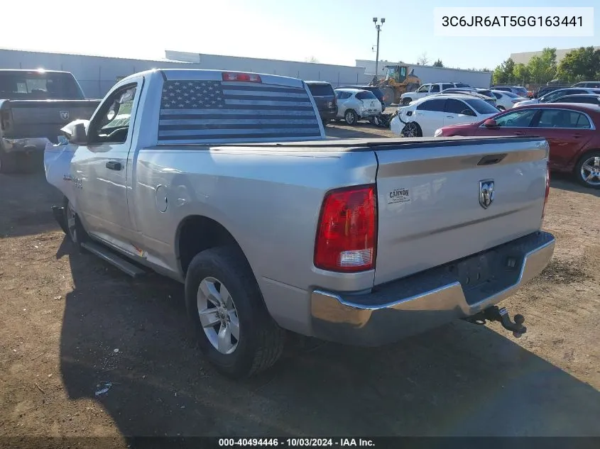 2016 Ram 1500 Tradesman VIN: 3C6JR6AT5GG163441 Lot: 40494446