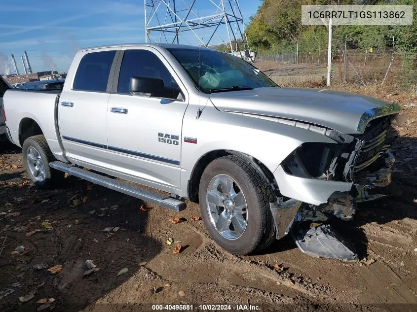 2016 Ram 1500 Lone Star VIN: 1C6RR7LT1GS113862 Lot: 40495881