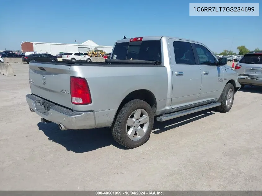 2016 Ram 1500 Lone Star VIN: 1C6RR7LT7GS234699 Lot: 40501059