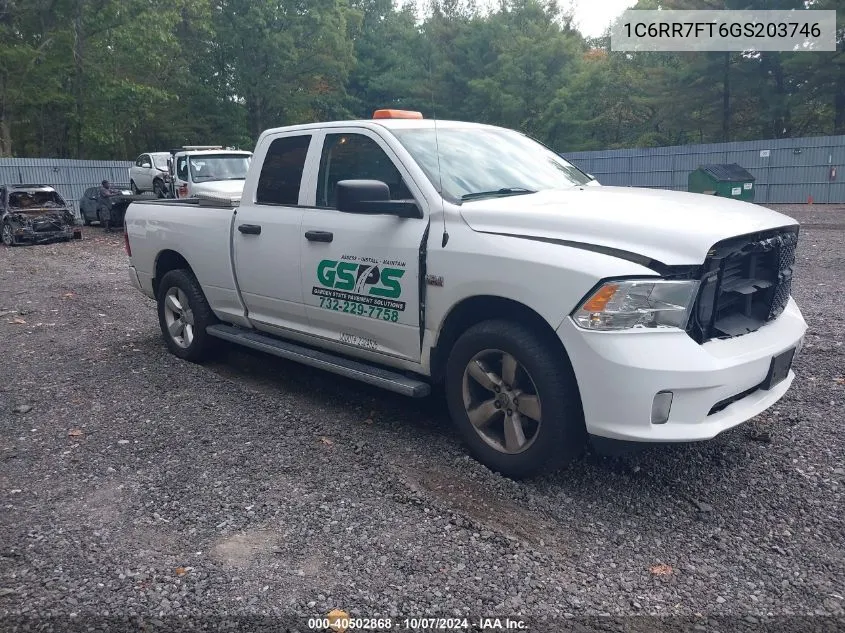 1C6RR7FT6GS203746 2016 Ram 1500 Express