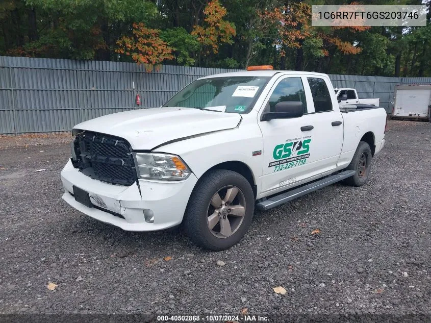 1C6RR7FT6GS203746 2016 Ram 1500 Express