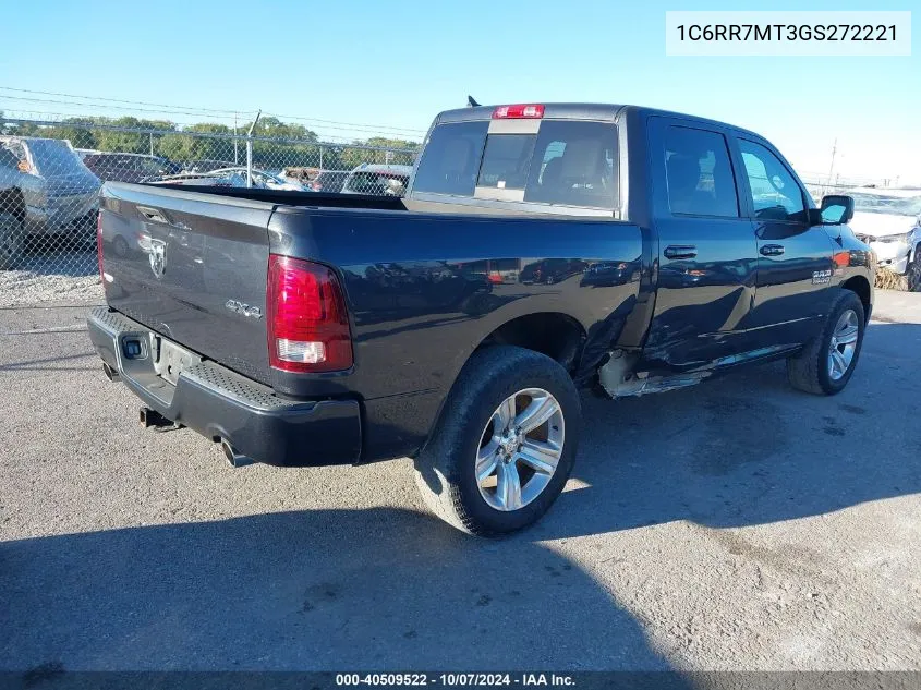 1C6RR7MT3GS272221 2016 Ram 1500 Sport