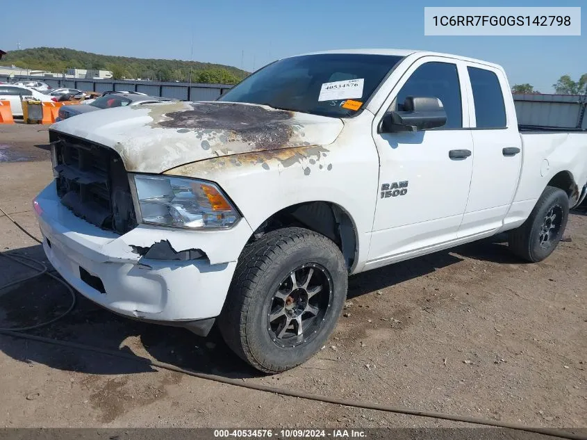 2016 Ram 1500 Tradesman VIN: 1C6RR7FG0GS142798 Lot: 40534576