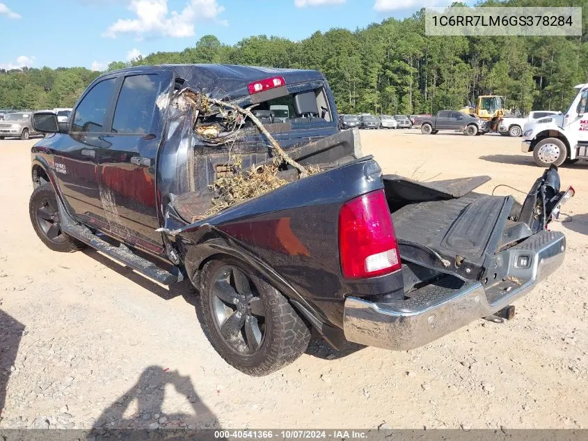 2016 Ram 1500 Slt VIN: 1C6RR7LM6GS378284 Lot: 40541366