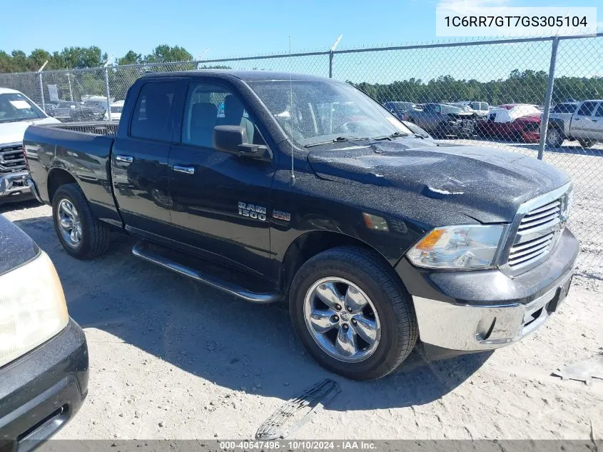 2016 Ram 1500 Slt VIN: 1C6RR7GT7GS305104 Lot: 40547496