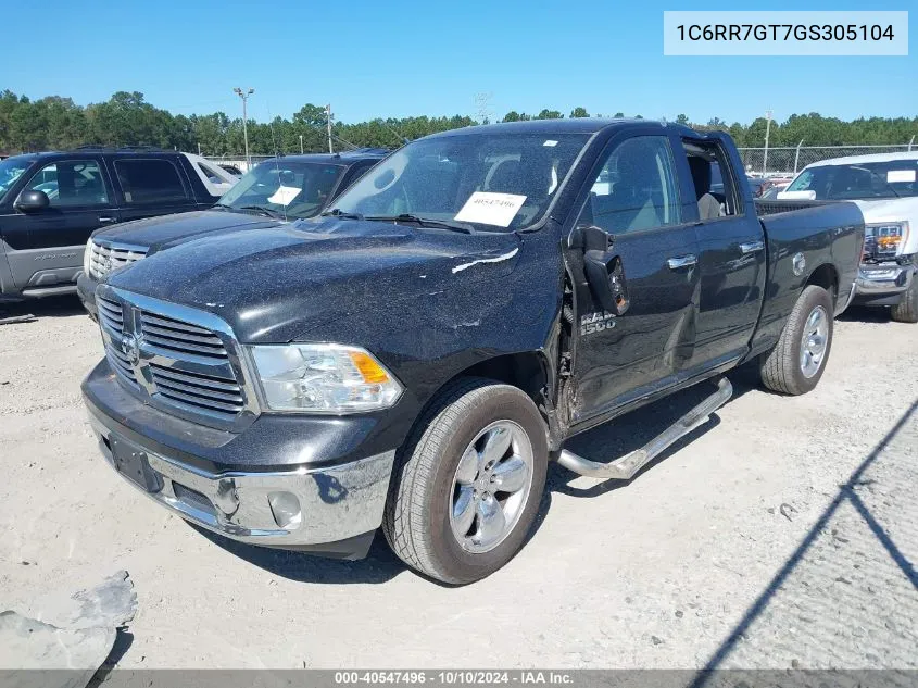 2016 Ram 1500 Slt VIN: 1C6RR7GT7GS305104 Lot: 40547496