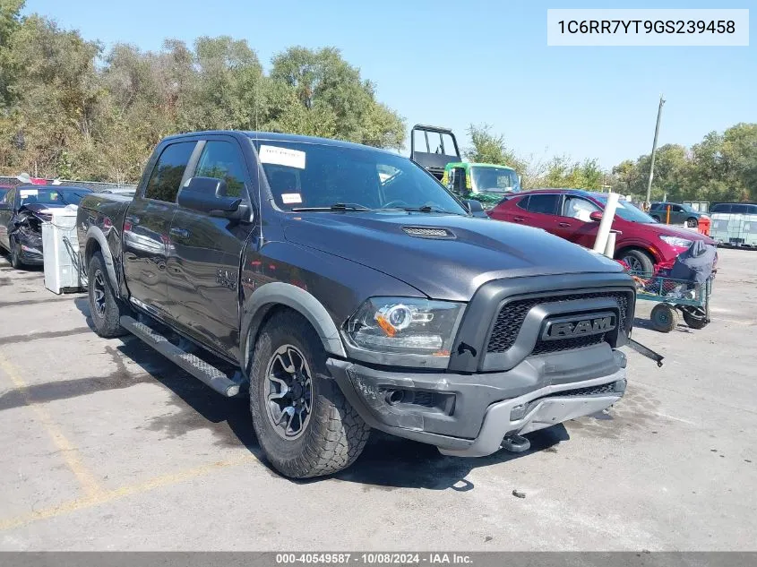 2016 Ram 1500 Rebel VIN: 1C6RR7YT9GS239458 Lot: 40549587