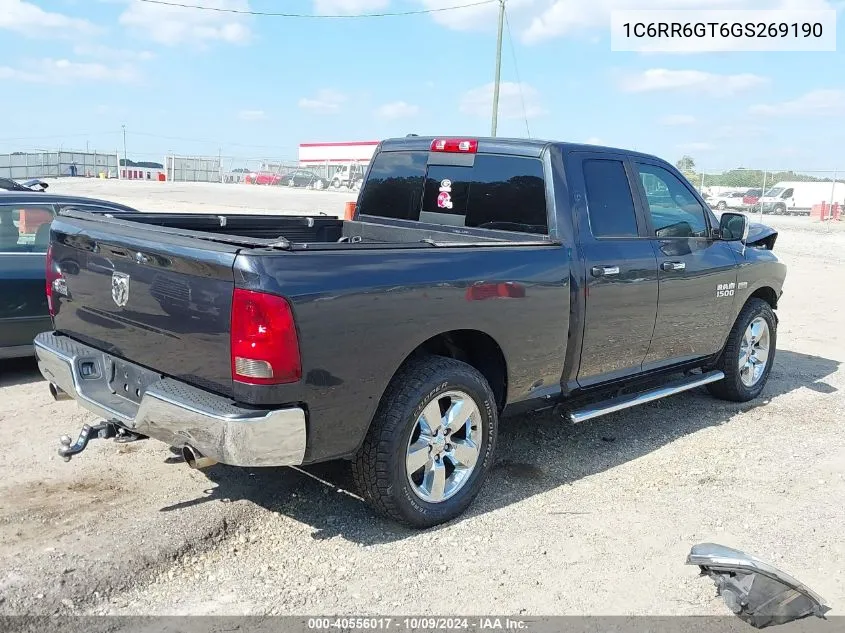 2016 Ram 1500 Big Horn VIN: 1C6RR6GT6GS269190 Lot: 40556017