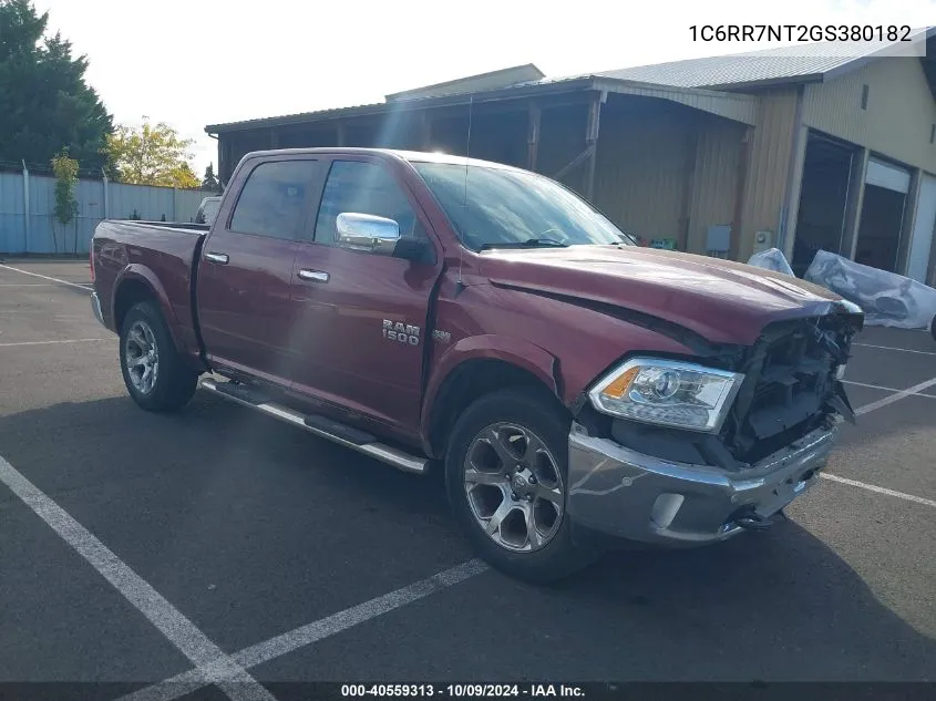 2016 Ram 1500 Laramie VIN: 1C6RR7NT2GS380182 Lot: 40559313