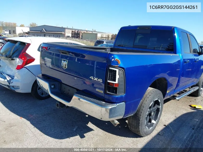 2016 Ram 1500 Slt VIN: 1C6RR7GG2GS144261 Lot: 40561331