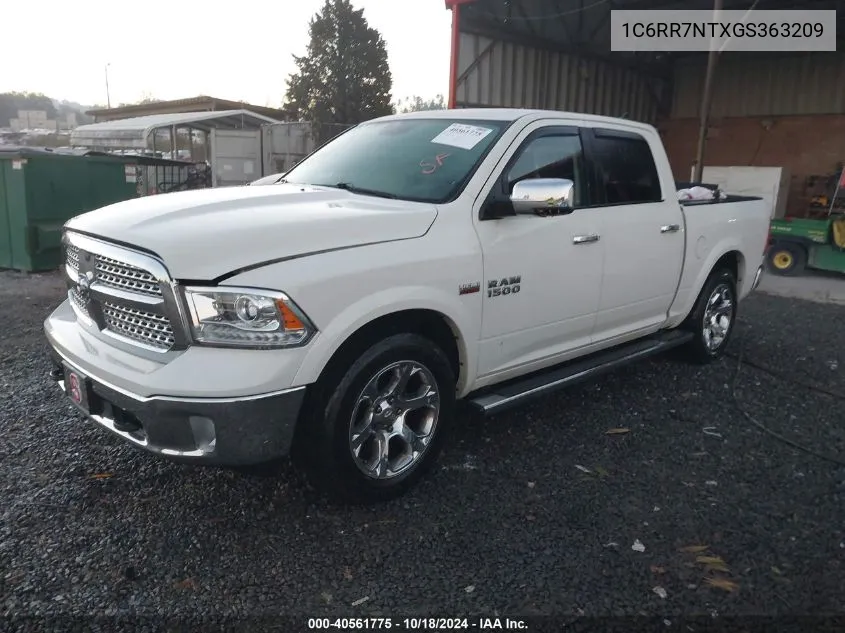 2016 Ram 1500 Laramie VIN: 1C6RR7NTXGS363209 Lot: 40561775