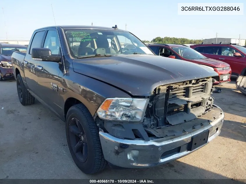 2016 Ram 1500 Lone Star VIN: 3C6RR6LTXGG288046 Lot: 40565170