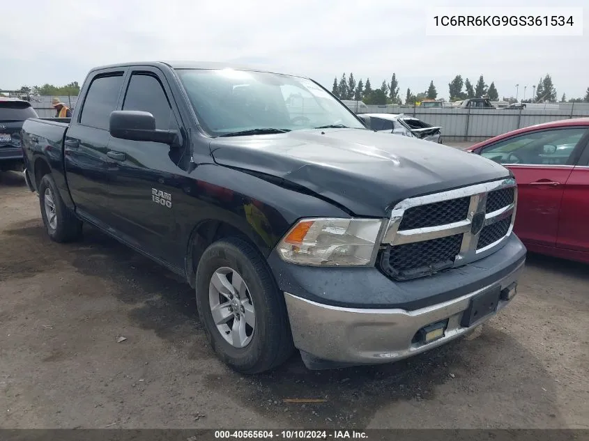 2016 Ram 1500 Tradesman VIN: 1C6RR6KG9GS361534 Lot: 40565604