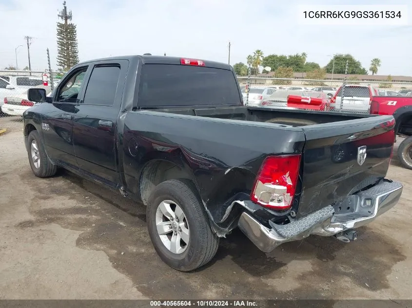 2016 Ram 1500 Tradesman VIN: 1C6RR6KG9GS361534 Lot: 40565604