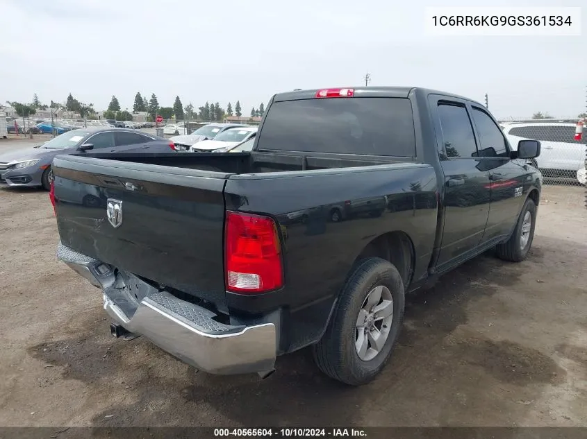 2016 Ram 1500 Tradesman VIN: 1C6RR6KG9GS361534 Lot: 40565604