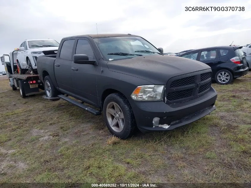 2016 Ram 1500 Express VIN: 3C6RR6KT9GG370738 Lot: 40569252