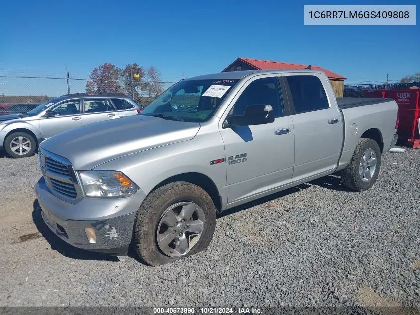 2016 Ram 1500 Slt VIN: 1C6RR7LM6GS409808 Lot: 40573890