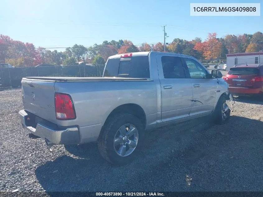 2016 Ram 1500 Slt VIN: 1C6RR7LM6GS409808 Lot: 40573890