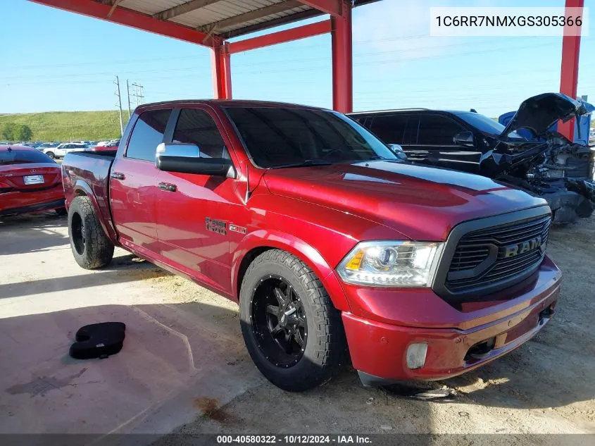 2016 Ram 1500 Laramie VIN: 1C6RR7NMXGS305366 Lot: 40580322