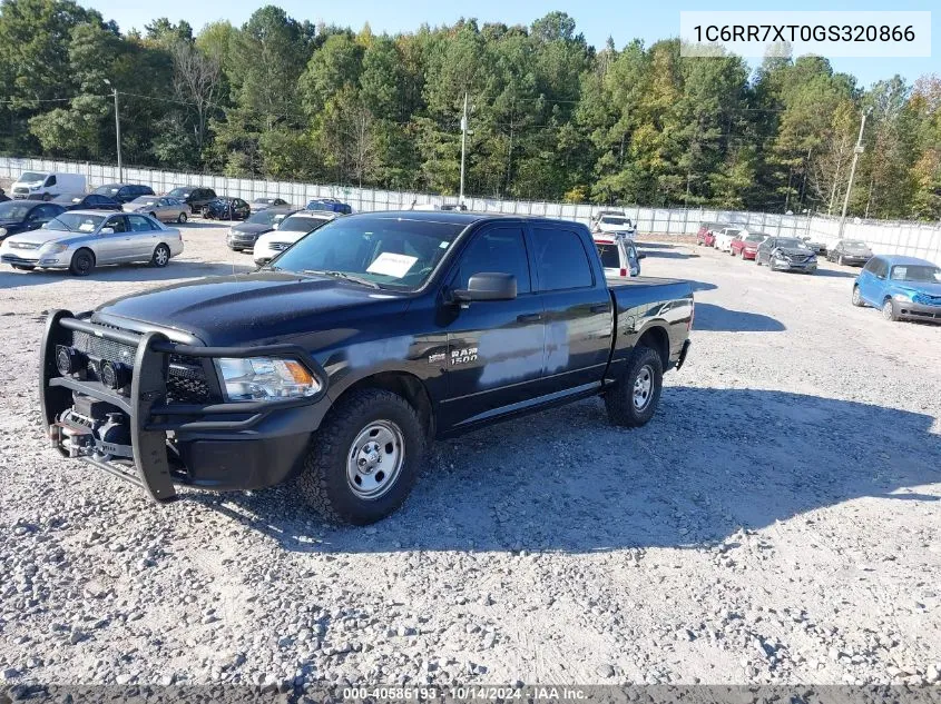 2016 Ram 1500 Ssv VIN: 1C6RR7XT0GS320866 Lot: 40586193