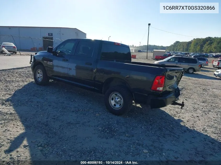 2016 Ram 1500 Ssv VIN: 1C6RR7XT0GS320866 Lot: 40586193