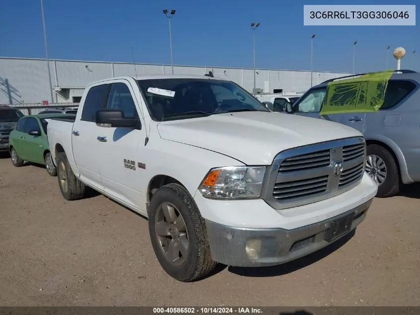 2016 Ram 1500 Lone Star VIN: 3C6RR6LT3GG306046 Lot: 40586502