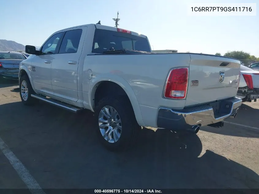 2016 Ram 1500 Longhorn VIN: 1C6RR7PT9GS411716 Lot: 40596775