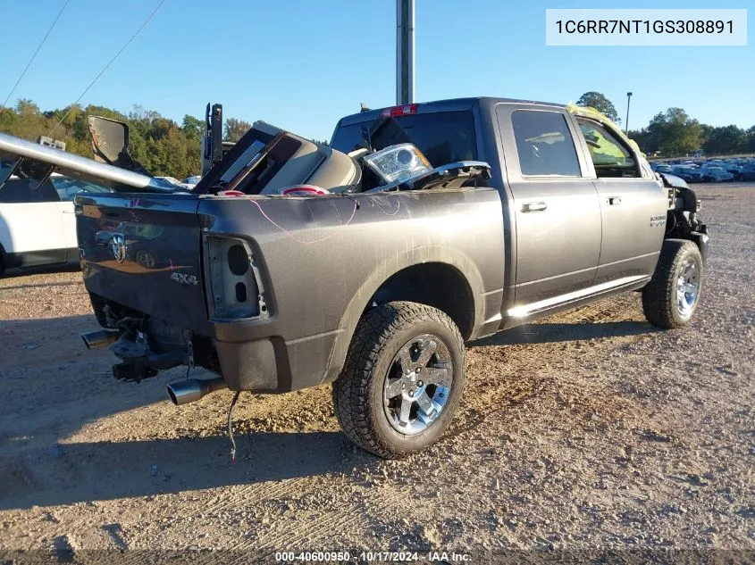 2016 Ram 1500 Laramie VIN: 1C6RR7NT1GS308891 Lot: 40600950