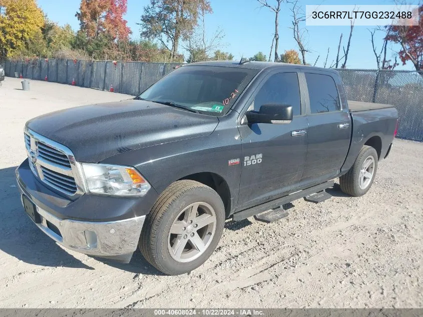 2016 Ram 1500 Big Horn VIN: 3C6RR7LT7GG232488 Lot: 40608024