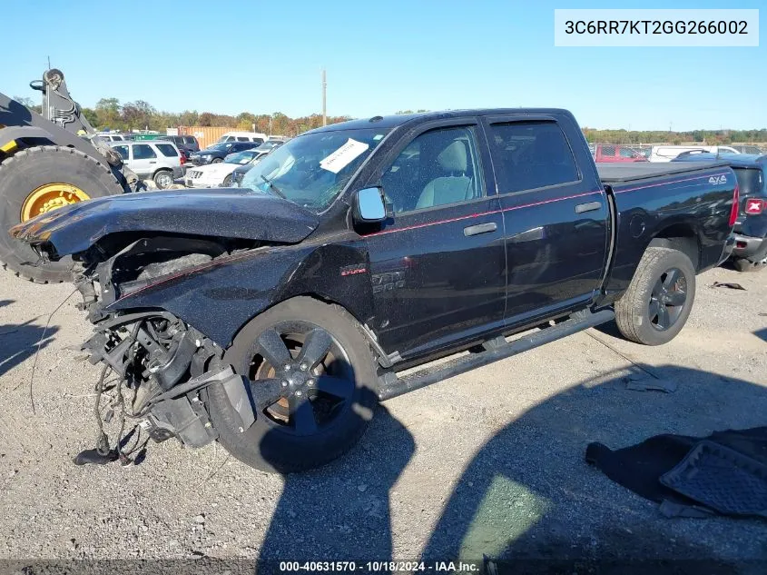 2016 Ram 1500 Express VIN: 3C6RR7KT2GG266002 Lot: 40631570