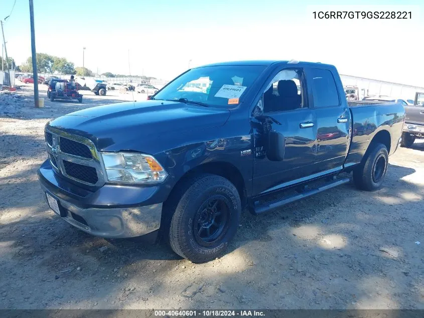 2016 Ram 1500 Slt VIN: 1C6RR7GT9GS228221 Lot: 40640601