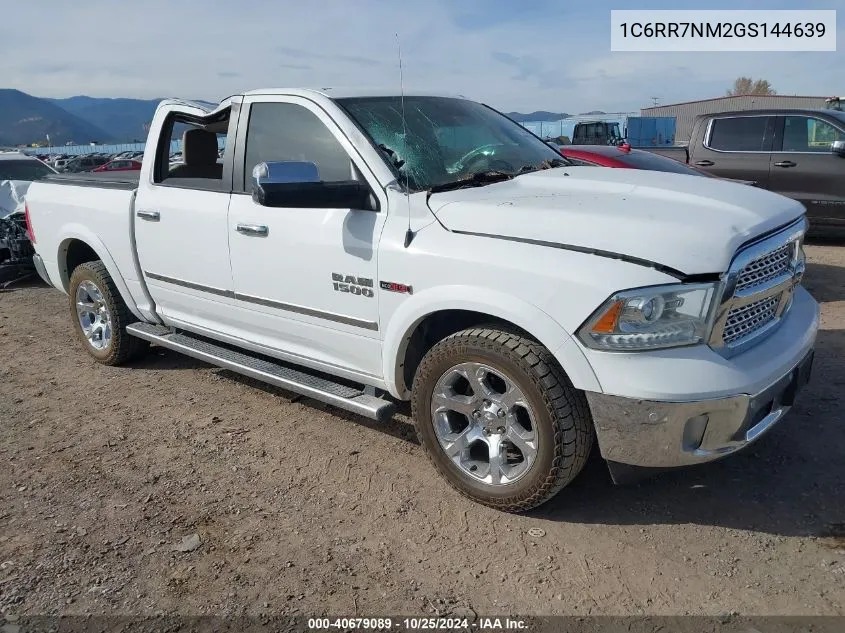 2016 Ram 1500 Laramie VIN: 1C6RR7NM2GS144639 Lot: 40679089