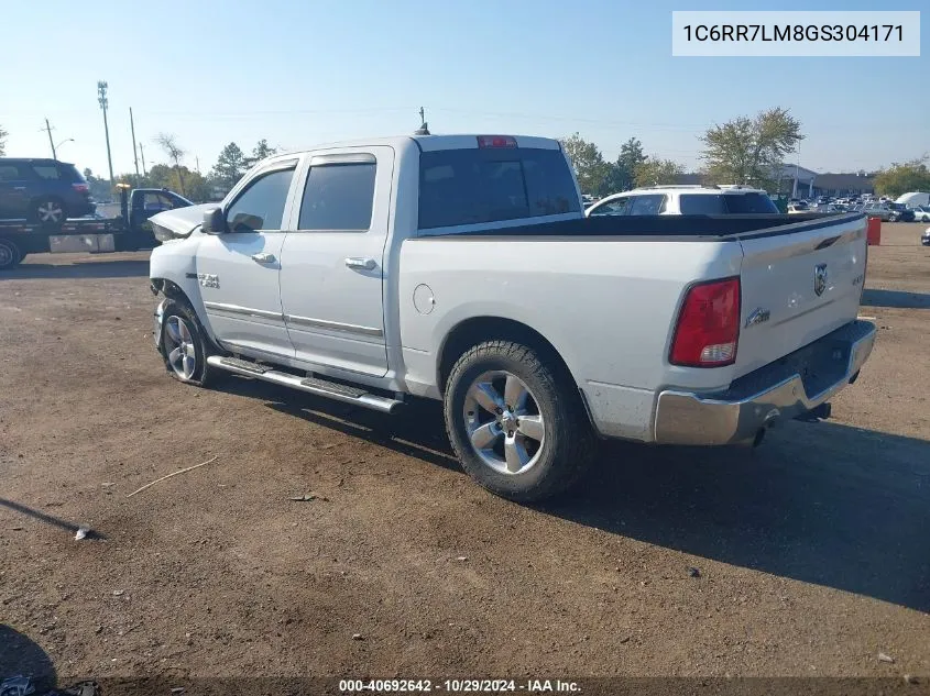 1C6RR7LM8GS304171 2016 Ram 1500 Big Horn