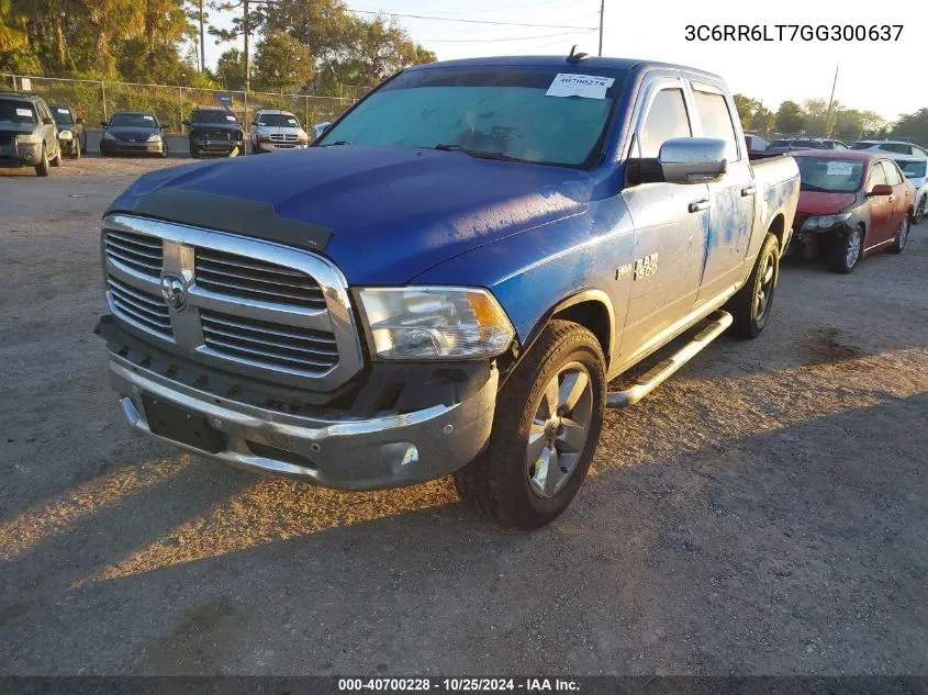 3C6RR6LT7GG300637 2016 Ram 1500 Big Horn