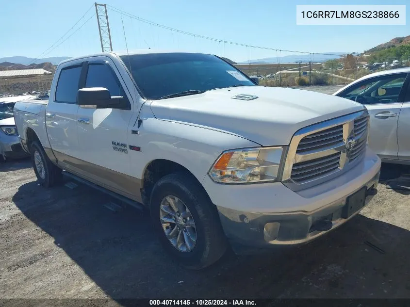 2016 Ram 1500 Big Horn VIN: 1C6RR7LM8GS238866 Lot: 40714145