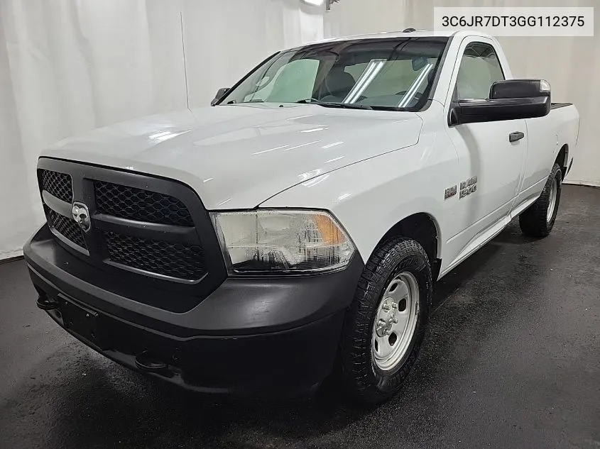 2016 Ram 1500 Tradesman VIN: 3C6JR7DT3GG112375 Lot: 40717493