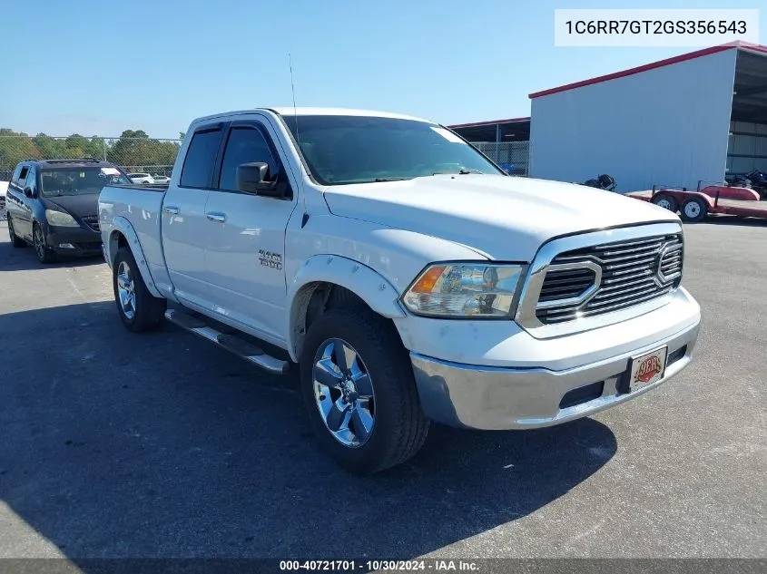 2016 Ram 1500 Big Horn VIN: 1C6RR7GT2GS356543 Lot: 40721701