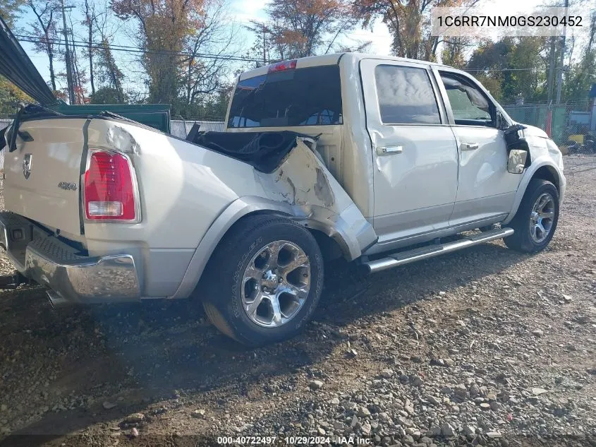 2016 Ram 1500 Laramie VIN: 1C6RR7NM0GS230452 Lot: 40722497