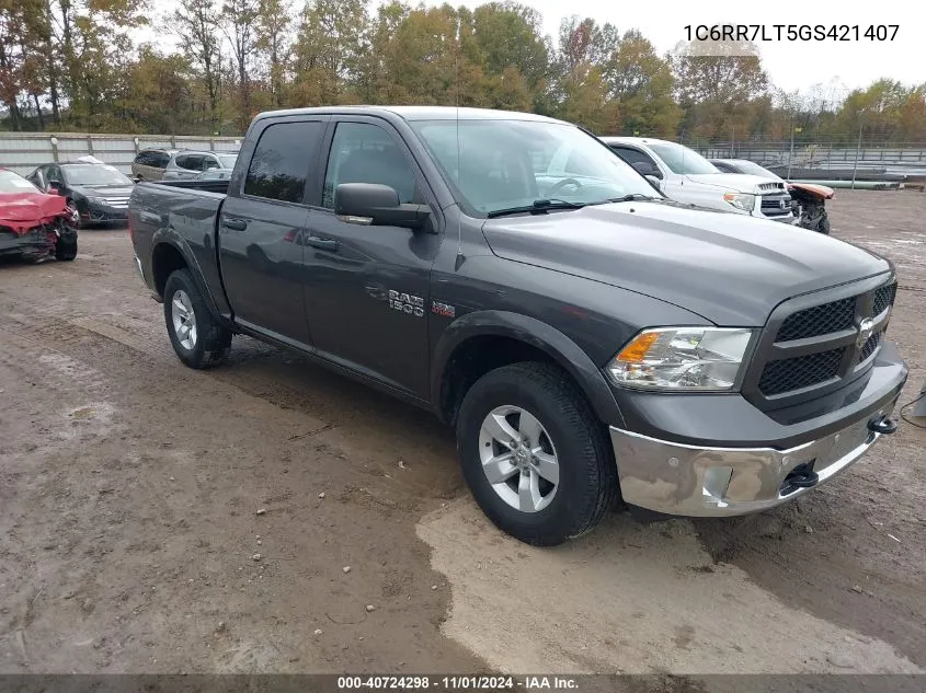 2016 Ram 1500 Outdoorsman VIN: 1C6RR7LT5GS421407 Lot: 40724298