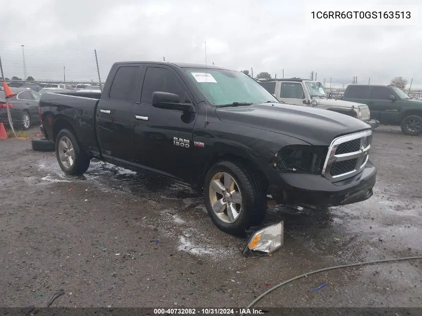 2016 Ram 1500 Slt VIN: 1C6RR6GT0GS163513 Lot: 40732082