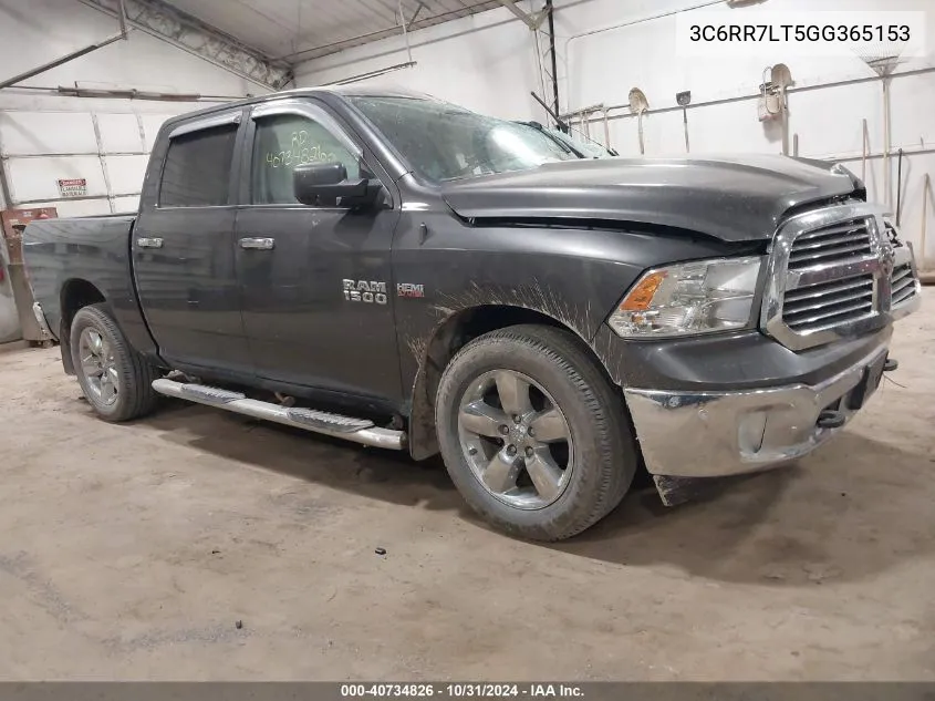 2016 Ram 1500 Big Horn VIN: 3C6RR7LT5GG365153 Lot: 40734826