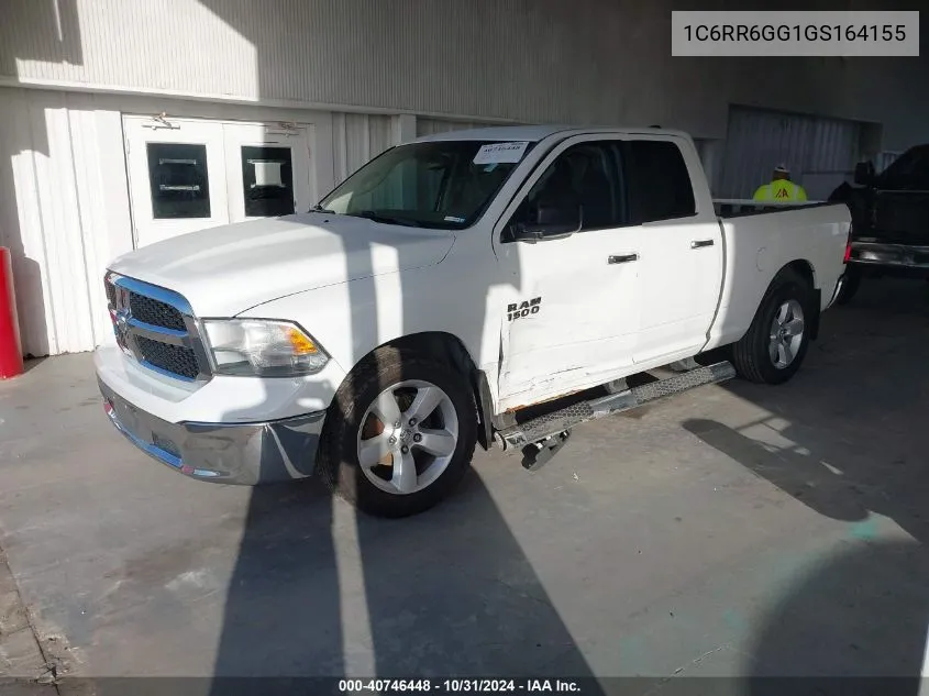 2016 Ram 1500 Slt VIN: 1C6RR6GG1GS164155 Lot: 40746448