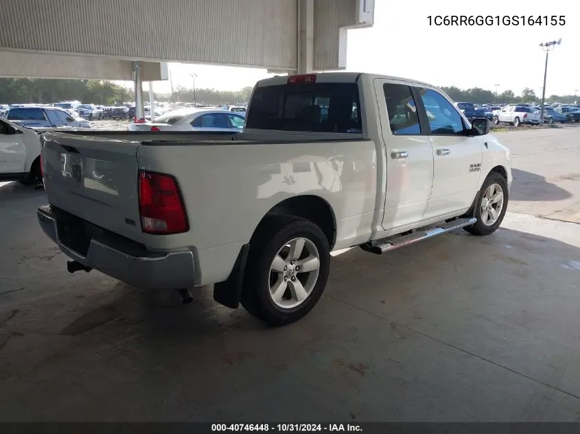 2016 Ram 1500 Slt VIN: 1C6RR6GG1GS164155 Lot: 40746448