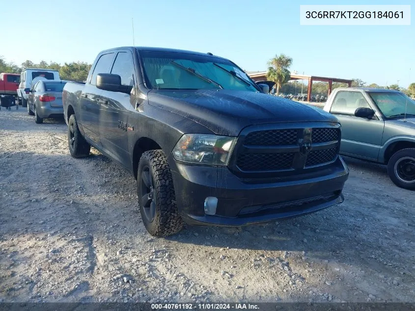 3C6RR7KT2GG184061 2016 Ram 1500 Express